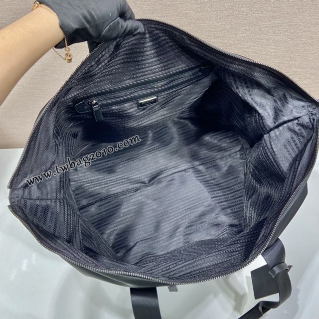 Prada專櫃新款經典旅行包 2VC796 普拉達塗琺瑯三角形金屬徽標手提男包 csp1068
